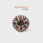 Load and play video in Gallery viewer, 8.46/GM  GARNET ZIRCON RING Earrings - G0379