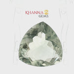 Load and play video in Gallery viewer, 11.35/CT Natural Certified Green Amethyst Gemstone -GAMETRA044