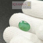Load and play video in Gallery viewer, 4.86/CT Natural Panna Stone with Govt. Lab Certificate-4551