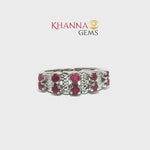 Load and play video in Gallery viewer, 4.04/GM  RUBY RING Earrings - G0622