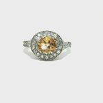 Load and play video in Gallery viewer, 4.78/GM  CITRINE ZIRCON RING Earrings - G0534