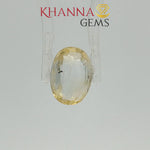 Load and play video in Gallery viewer, 3.43/CT Natural Yellow Sapphire with Govt Lab Certificate-113400