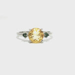 Load and play video in Gallery viewer, 2.31/GM  CITRINE RING Earrings - G0591
