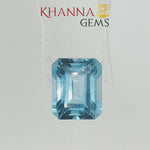Load and play video in Gallery viewer, 6.08/CT Natural Blue Topaz Stone with Govt Lab Certificate-124661