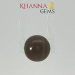 Load and play video in Gallery viewer, 4.40/CT Natural Scapolite Cat's Eye Stone With Govt. Lab Certificate-128481