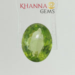 Load and play video in Gallery viewer, 6.39/CT Natural Peridot Stone With Govt. Lab Certificate-7987D31854