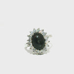 Load and play video in Gallery viewer, 4.14/GM  BLACK STAR RING Earrings - G0625