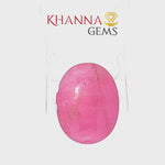 Load and play video in Gallery viewer, 5.48/CT Natural Ruby Stone with Govt. Lab Certificate-16016S205960