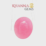 Load and play video in Gallery viewer, 5.46/CT Natural Old Burma Ruby Stone with Govt. Lab Certificate-16140S206353