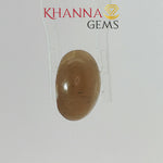 Load and play video in Gallery viewer, 5.81/CT Natural Apatite Cat's Eye with Govt. Lab certificate-7491D29448