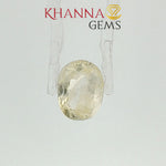Load and play video in Gallery viewer, 4.95/CT  Natural Yellow Sapphire with Govt Lab Certificate-128550