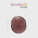Load and play video in Gallery viewer, 4.91/CT Natural Ruby Stone with Govt. Lab Certificate-12927D53221