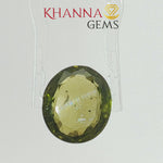 Load and play video in Gallery viewer, 4.50/CT Natural Peridot Stone With Govt. Lab Certificate-110482