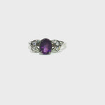 Load and play video in Gallery viewer, 2.40/GM  AMETHYST RING Earrings - G0510