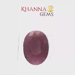 Load and play video in Gallery viewer, 6.76/CT Natural Ruby Stone with Govt. Lab Certificate-136741