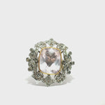 Load and play video in Gallery viewer, Natural Rose Quartz Ring – ROQRINGG00681