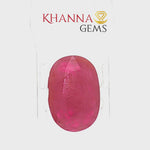 Load and play video in Gallery viewer, 4.09/CT Natural Mozambique Ruby Stone with Govt. Lab Certificate-16489S207699
