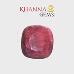 Load and play video in Gallery viewer, 13.58/CT Natural Mozambique Ruby Stone with Govt. Lab Certificate-15143S202636