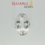 Load and play video in Gallery viewer, 8.13/CT Natural White Topaz Stone with Govt Lab Certificate -110292