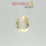 Load and play video in Gallery viewer, 4.93/CT  Natural Yellow Sapphire with Govt Lab Certificate-118231