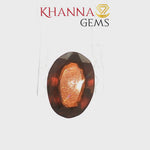Load and play video in Gallery viewer, 4.47/Carat Natural Hessonite Stone with Govt. Lab Certificate-107583