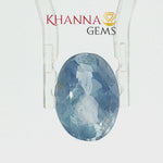 Load and play video in Gallery viewer, 6.61/CT Natural Blue Sapphire with Govt Lab Certificate-34410