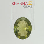 Load and play video in Gallery viewer, 3.75/CT Natural Peridot Stone With Govt. Lab Certificate-110489