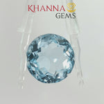 Load and play video in Gallery viewer, 37.18/CT Natural Blue Topaz Stone with Govt Lab Certificate-113773