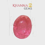 Load and play video in Gallery viewer, 3.73/CT Natural Mozambique Ruby Stone with Govt. Lab Certificate-16016S205955