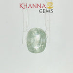 Load and play video in Gallery viewer, 5.50/CT Natural Green Sapphire Stone with Govt. Lab Certificate-98774