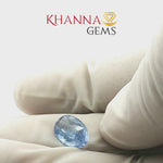 Load and play video in Gallery viewer, 5.48/CT Natural Blue Sapphire with Govt Lab Certificate (23310)