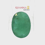 Load and play video in Gallery viewer, Oval Cabochon Cut Natural Green Emerald - 103138