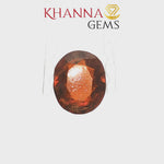 Load and play video in Gallery viewer, 5.63/Carat Natural Hessonite Stone with Govt. Lab Certificate-101988