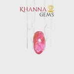 Load and play video in Gallery viewer, 0.59/CT Natural Ruby Stone with Govt. Lab Certificate-15808S204895