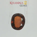 Load and play video in Gallery viewer, 7.32/CT Natural Hessonite Stone with Govt. Lab Certificate-2538D7897