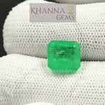 Load and play video in Gallery viewer, 4.87/CT Natural Panna Stone with Govt. Lab Certificate (45510)
