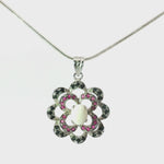 Load and play video in Gallery viewer, 7.40/GM Blue Sapphire Ruby Opal Pendent - N0014