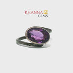 Load and play video in Gallery viewer, 4.44/GM  AMETHYST ANTIC RING Earrings - G0635