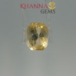 Load and play video in Gallery viewer, 9.15/CT  Natural Yellow Sapphire With Govt Lab Certificate-128053