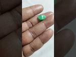 Load and play video in Gallery viewer, 3.95/CT Natural Panna Stone with Govt. Lab Certificate-11388D46122