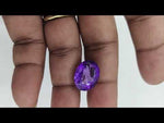 Load and play video in Gallery viewer, 13.35/CT Natural Amethyst Gemstone with Govt. Lab Certificate