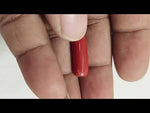 Load and play video in Gallery viewer, 8.21/CT Natural Red Coral With Govt. Lab Certificate (1800)