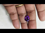 Load and play video in Gallery viewer, 5.25/CT Natural Amethyst Gemstone with Govt. Lab Certificate