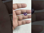Load and play video in Gallery viewer, 9.10/CT VIOLET Color Natural Amethyst Gemstone with Govt. Lab Certificate