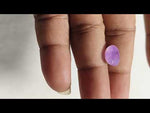 Load and play video in Gallery viewer, 5.44/CT Natural Purple Sapphire with Govt Lab Certificate-10391D42102