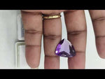 Load and play video in Gallery viewer, 15.95/CT Natural Amethyst Gemstone with Govt. Lab Certificate