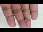Load and play video in Gallery viewer, 2.98/CT Natural Ruby Stone with Govt. Lab Certificate-16658S208754