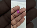 Load and play video in Gallery viewer, 4.06/CT Natural Ruby Stone with Govt. Lab Certificate-15909S205584