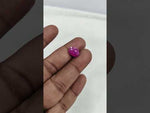 Load and play video in Gallery viewer, 6.34/CT Natural Ruby Stone with Govt. Lab Certificate-16140S206348