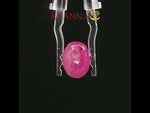 Load and play video in Gallery viewer, 4.69/CT Natural Ruby Stone with Govt. Lab Certificate-16839S209421
